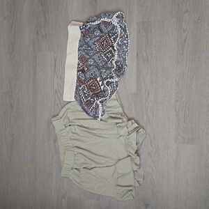 2 pairs of cute shorts perfect to throw on over a swim suit